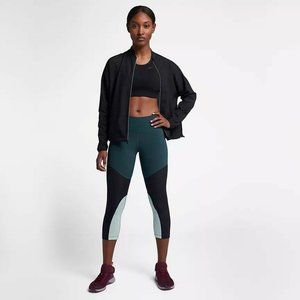 Nike Dri Fit Mesh Bomber Zip Jacket